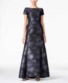 B Michael Off-the-shoulder Mermaid Gown