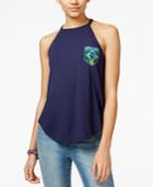 Hybrid Juniors' Brazil Graphic High-neck Tank