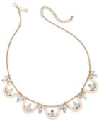 I.n.c. Gold-tone Crystal Collar Necklace, 18 + 3 Extender, Created For Macy's