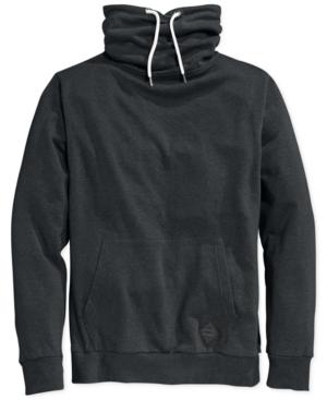Univibe Funnel-neck Solid Sweatshirt