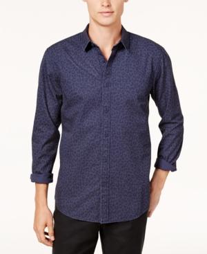 American Rag Men's Cheetah Print Shirt, Created For Macy's