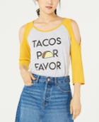Love Tribe Juniors' Tacos Graphic-print T-shirt