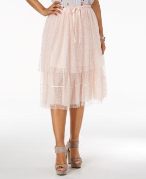 Guess Belladonna Tiered Lace Skirt