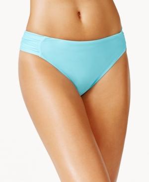 Island Escape Ruched-side Bikini Bottom Women's Swimsuit