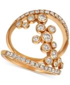Le Vian Diamond Statement Ring (1-1/4 Ct. T.w.) In 14k Rose Gold