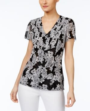 Inc International Concepts Pintucked Blouse, Only At Macy's