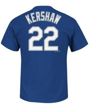 Majestic Men's Clayton Kershaw Los Angeles Dodgers Official Player T-shirt