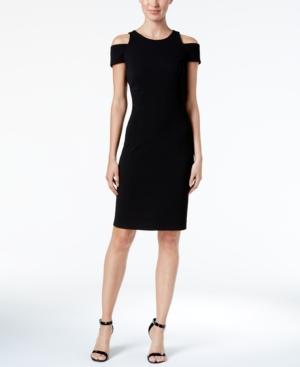 Msk Cold-shoulder Sheath Dress