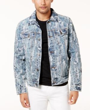 True Religion Men's Deconstructed Denim Jacket