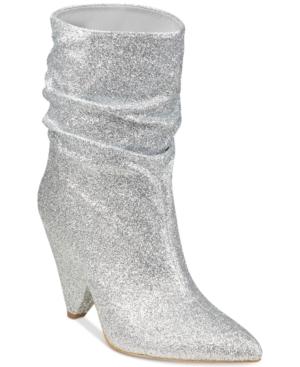 Guess Nakitta Slouchy Cone-heel Booties Women's Shoes