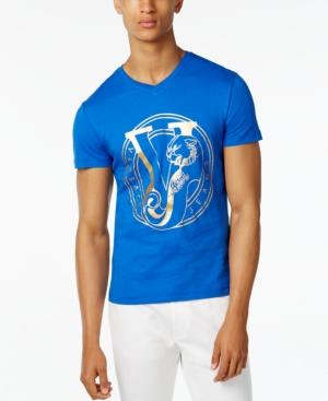 Versace Men's Foil Graphic-print T-shirt