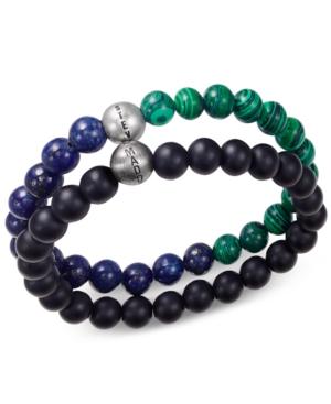 Steve Madden Men's 2-pc. Multi-beaded Bracelet Set