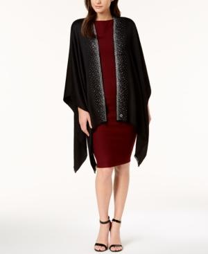 Calvin Klein Studded Satin Cape