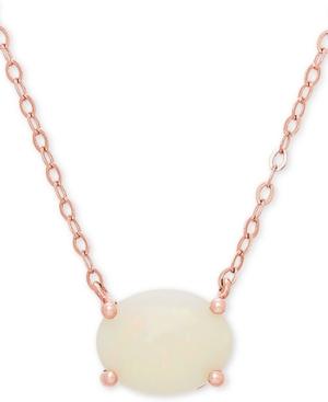 Opal 16 Pendant Necklace (1 Ct. T.w.) In 14k Rose Gold