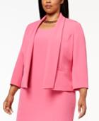 Kasper Plus Size Open-front Blazer