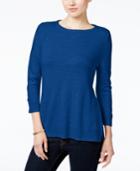 Karen Scott Petite Roll-neck Sweater, Only At Macy's