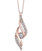 Sirena Diamond Twist 18 Pendant Necklace (1/4 Ct. T.w.)
