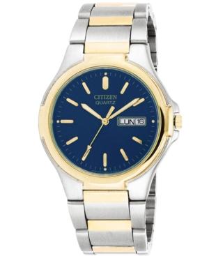 Citizen Men's Two Tone Stainless Steel Bracelet Watch 38mm Bk3564-52l