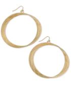 Thalia Sodi Gold-tone Multi-row Twist Extra Large Hoop Earrings, Created For Macy's