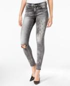 William Rast The Perfect Skinny Metaphor Wash Embellished Jeans