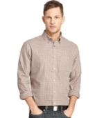 Van Heusen Big And Tall Long Sleeve No-iron Plaid Dress Shirt