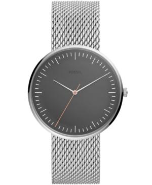 Fossil Men's Essentialist Stainless Steel Mesh Bracelet Watch 42mm