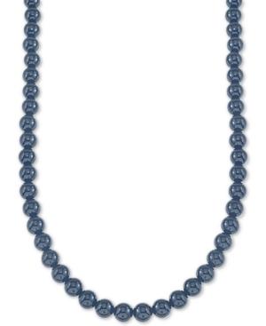Esquire Men's Jewelry Onyx (8mm) 30 Necklace (also Available In Tiger's Eye), Created For Macy's