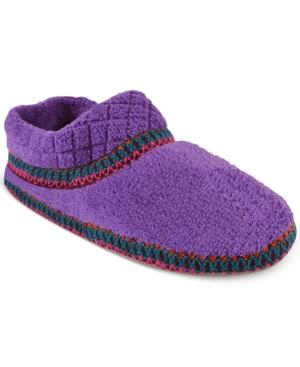 Muk Luks Women's Rita Micro Chenille Full Foot Slippers
