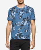 Calvin Klein Jeans Men's Washed Floral-print T-shirt
