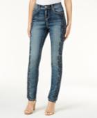 Inc International Concepts Embroidered Skinny Jeans, Created For Macy's
