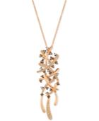 Le Vian Chocolatier Diamond Pendant Necklace (5/8 Ct. T.w.) In 14k Rose Gold