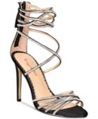 Bebe Bernadette Strappy Embellished Dress Sandals Women's Shoes
