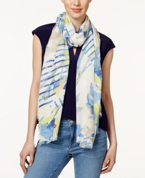 Vince Camuto Stripe Splash Oblong Scarf