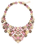 Charter Club Gold-tone Multi-stone Statement Necklace, Created For Macy's