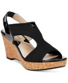 Adrienne Vittadini Carinea Platform Wedge Sandals Women's Shoes