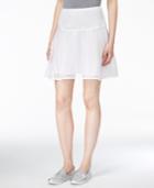 Armani Exchange Open-stitch Mini Skirt