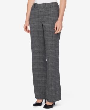 Tahari Asl Plaid Trousers