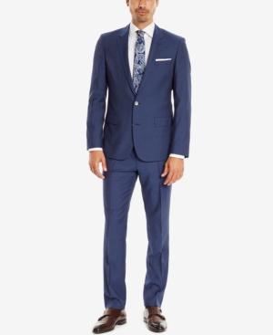 Boss Men's Slim-fit Virgin Wool Suit