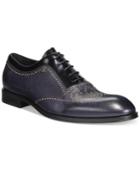 Roberto Cavalli Beaded Wingtip Patent Leather Oxfords Men's Shoes