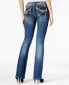 Miss Me Studded Medium Blue Wash Bootcut Jeans