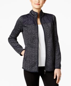 G.h. Bass & Co. Herringbone Quilted-trim Jacket