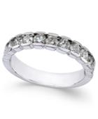 Diamond Channel-set Band (1 Ct. T.w.) In 14k White Gold