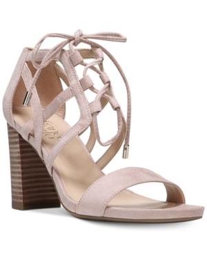 Franco Sarto Jewel Lace-up Block-heel Sandals Women's Shoes