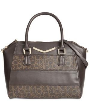 Calvin Klein Small Signature Satchel