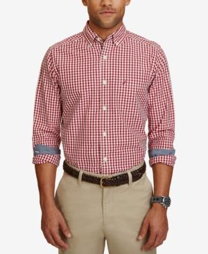 Nautica Men's Classic-fit Gingham Long-sleeve Shirt