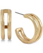 Kenneth Cole New York Gold-tone Split Hoop Earrings