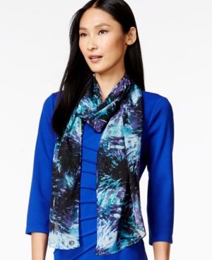 Calvin Klein Fireworks Chiffon Oblong Scarf