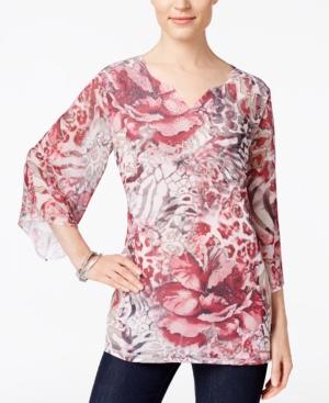 Jm Collection Angel-sleeve Top, Only At Macy's