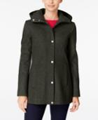 Tommy Hilfiger Hooded Peacoat, Only At Macy's