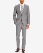Boss Men's Slim-fit Super 120 Italian Virgin Wool Suit
